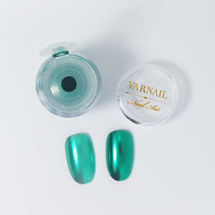 Mirror Metallic Nail Chrome Powder - VM16 Emerald Green