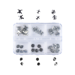 Gothic Halloween Nail Charms - 6 Grids