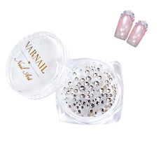 33 Facets Round Flatback Nail Rhinestone