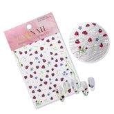 Gilding Nail Sticker - Ladybird