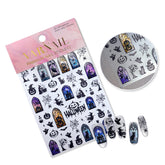 Jelly Nail Sticker - Halloween Window