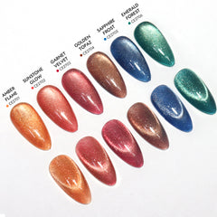 Gemstone Cat Eye (Hema-Free) - CE2701 Amber Flame