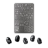 Nail Stamping Plate - Hollow Star