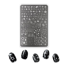 Nail Stamping Plate - Hollow Star