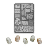 Nail Stamping Plate - Rag Lace