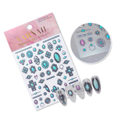 Jelly Nail Sticker - Turquoise Jewelry