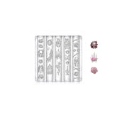 3D Nail Art Mold (Upgrade) - #63 Retro Candlestick & Rose