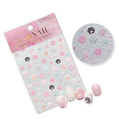 Jelly Nail Sticker - Pastel Cat Paw