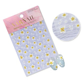 5D Nail Sticker - Passionate Plumeria