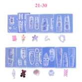 3D Nail Art Mold Set (Upgrade) - (21-30)