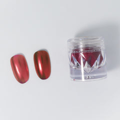 Mirror Metallic Nail Chrome Powder - VM24 Ruby Red