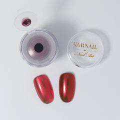Mirror Metallic Nail Chrome Powder - VM24 Ruby Red