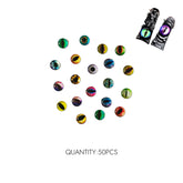 3D Resin Halloween Eyeball Nail Charms