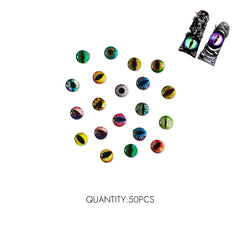 3D Resin Halloween Eyeball Nail Charms