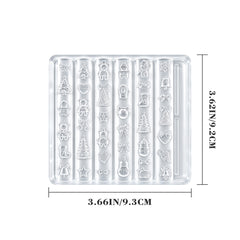 3D Nail Art Mold (Upgrade) - #11 Christmas
