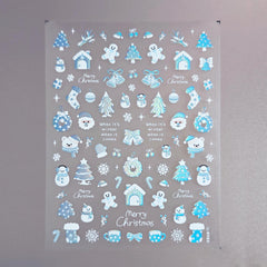 Chrome Nail Sticker - Winter Wonderland