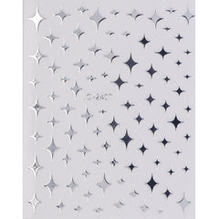 Nail Stickers - Metallic Silver