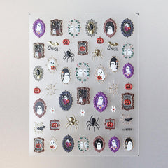 5D Nail Sticker - Halloween Frame