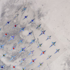 Rhinestone Nail Sticker - Four-Pointed Star (Holo)