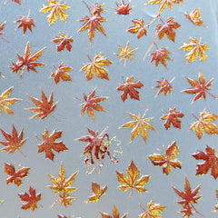 Chrome Nail Sticker - Maple Leaf