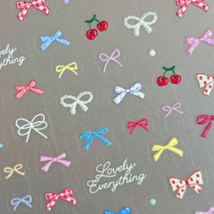 5D Nail Sticker - Tiny Ribbon Bow