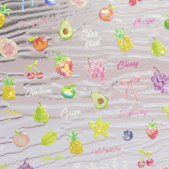 Jelly Nail Sticker - Summer Fruit