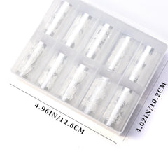 Nail Transfer Foil - Floral (White)