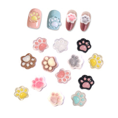 Cat Paw Nail Charms