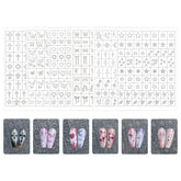 Hollow Popular Patterns Nail Stencil Sticker