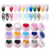 3-in-1 Stamping Ombre Paint Gel Polish Set