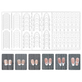 French Nail Stencil Stickers (All Sizes)