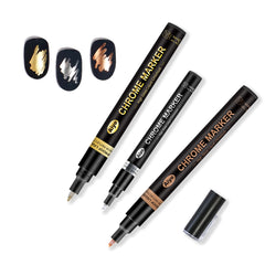 Mirror Chrome Nail Art Graffiti Pen