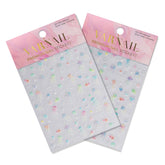 Jelly Nail Sticker - Iridescent jellyfish