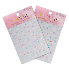 Jelly Nail Sticker - Iridescent jellyfish