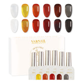 Hema-Free Jelly Gel Polish Set - S10 Gem Amber