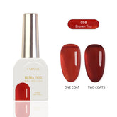 Hema-Free Glass Tint Gel Polish - 058 Brown Tea
