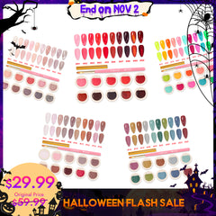 【Halloween Flash Sale】- 50% OFF - Solid Gel Polish Set
