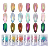 Aurora Mermaid Nail Chrome Powder Set