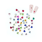 Heart Nail Rhinestone Charms