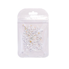 3D Artificial Carved Petal & Caviar Beads