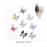 Soft 3D Nail Charms - Ombre Butterfly