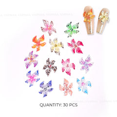 Soft 3D Nail Charms - Lily Flower