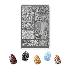 Nail Stamping Plates - Animal Print