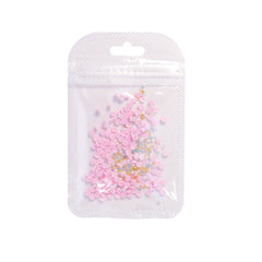 3D Artificial Carved Petal & Caviar Beads