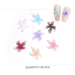 Soft 3D Nail Charms - Lily Flower
