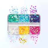 Dazzling Aurora Round Sequins - 6 Grids