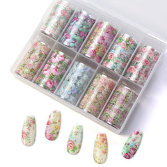 Nail Transfer Foil - Floral (Rose Garden)