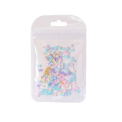 3D Artificial Carved Petal & Caviar Beads