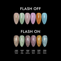 Hema-Free Crystal Sand Reflective Gel - G0504 Sunset Shore