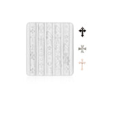 3D Nail Art Mold (Upgrade) - #57 Cross & Pin